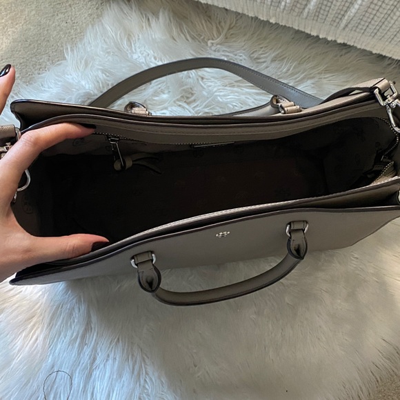 Tory Burch Taupe Leather Tote - Picture 5 of 9